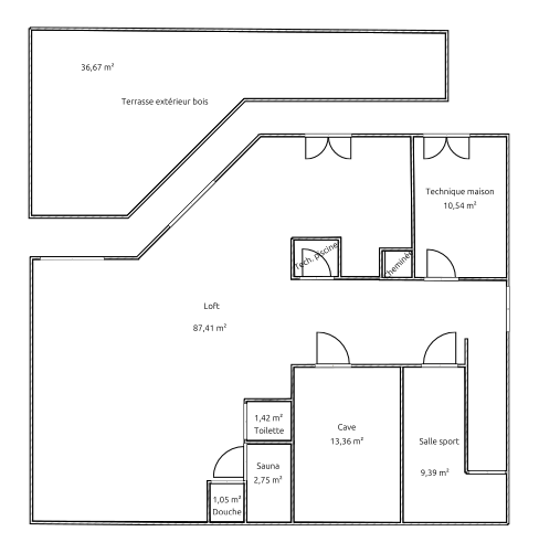 Rez-inférieur – loft